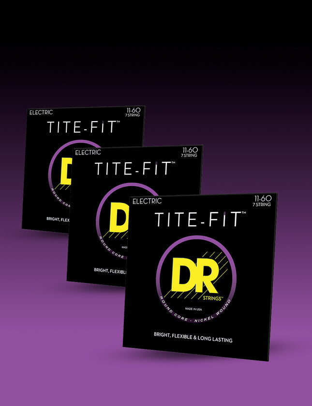 Tite-Fit™ Nickel Plated 7-String Electric Guitar Set