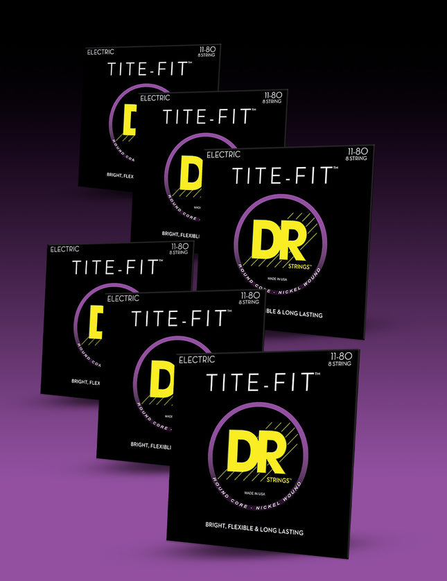 Tite-Fit™ Nickel Plated 8-String Electric Guitar Set